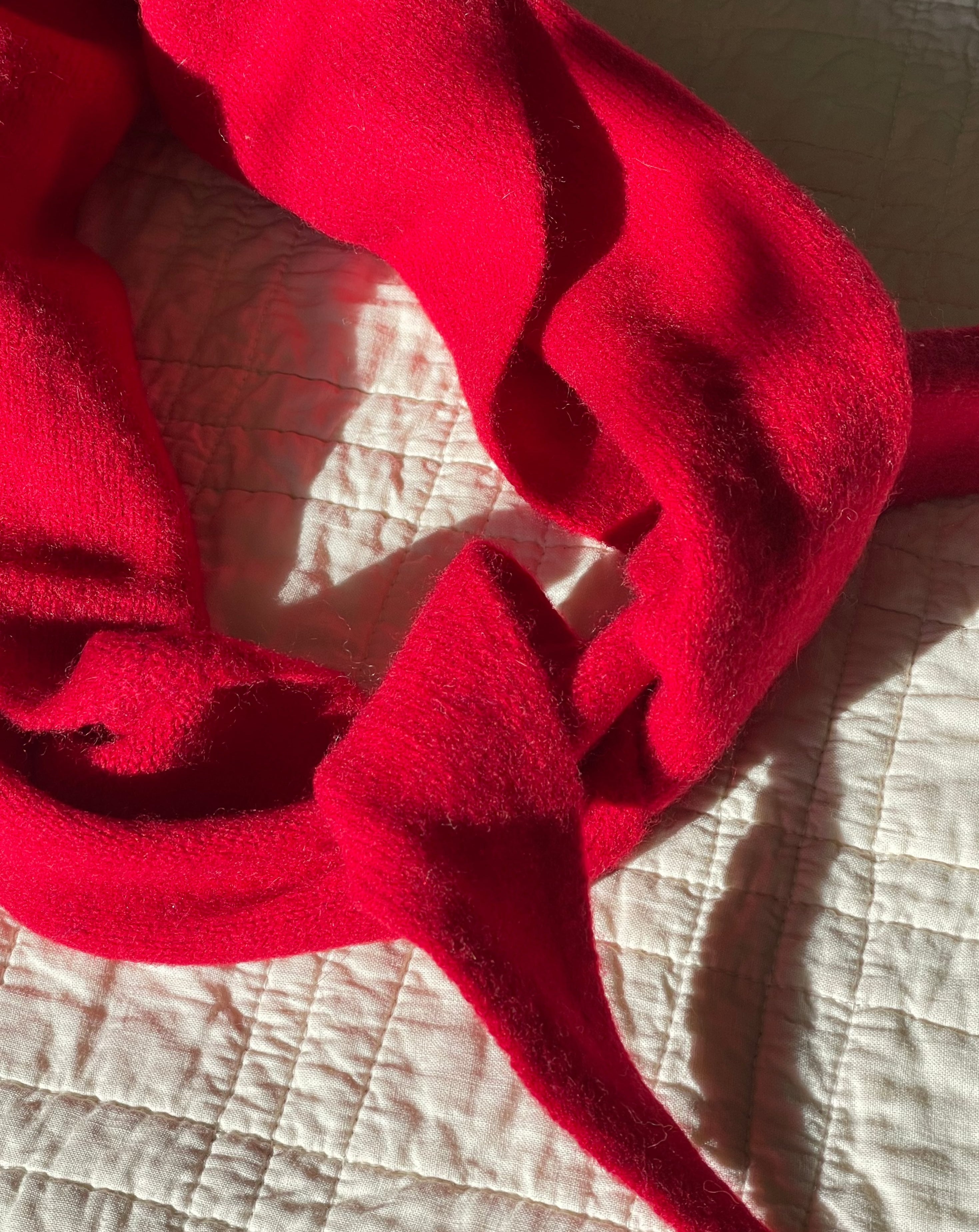 Wooly Scarf - Red Delicious