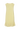 Yellow sleeveless dress with ruffled hem on a white background
