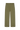 Army green military-style pants on a white background.