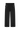 Black military-style pants on a white background.