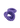 Purple and white striped scrunchie on a white background