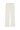 White pants with a ruffled hem and drawstring waist on a white background.