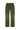 Green pants with lighter green knee pads on a white background.