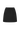 Black skirt with a drawstring waist on a white background.