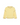 A pale yellow quarter-sleeve V-neck top with thin navy blue trim along the neckline, sleeve seams, and hem, displayed on a solid white background.