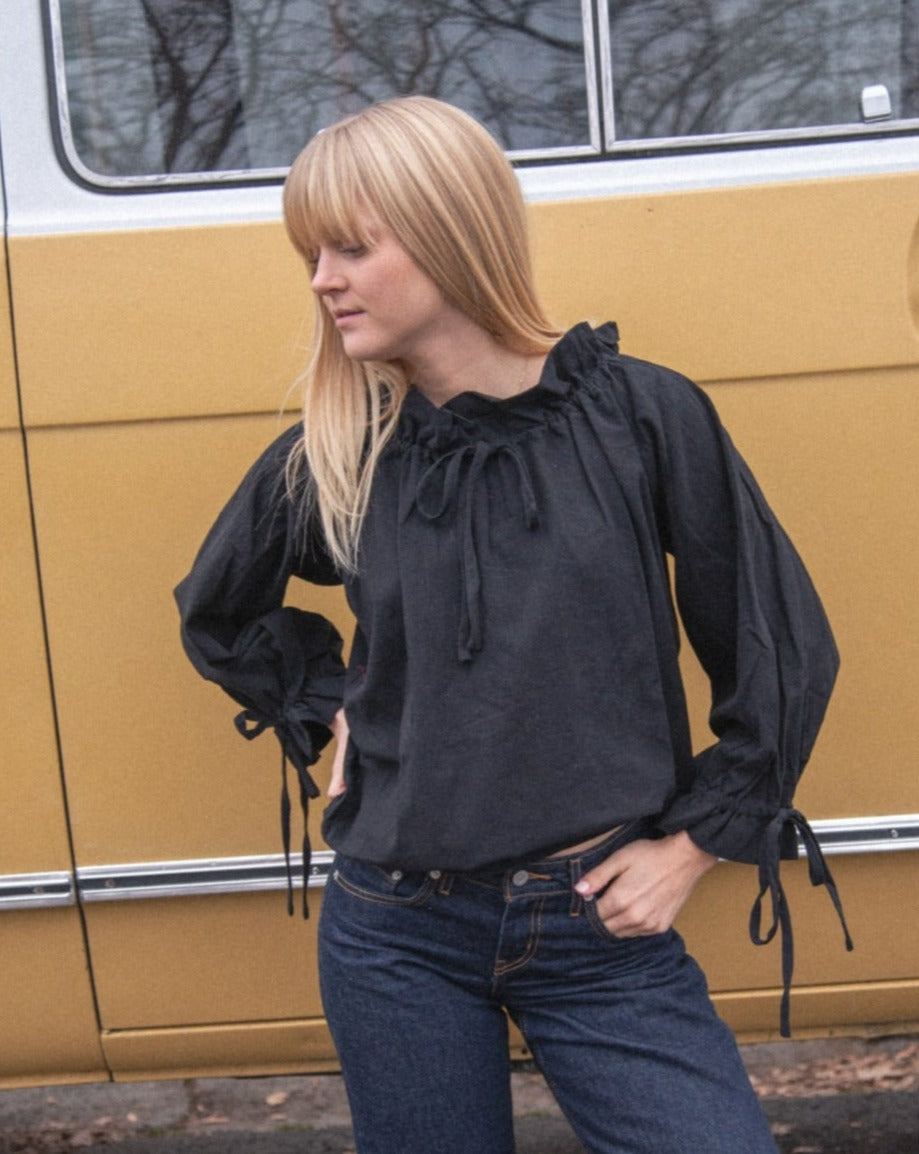 The Ruth Blouse - Midnight