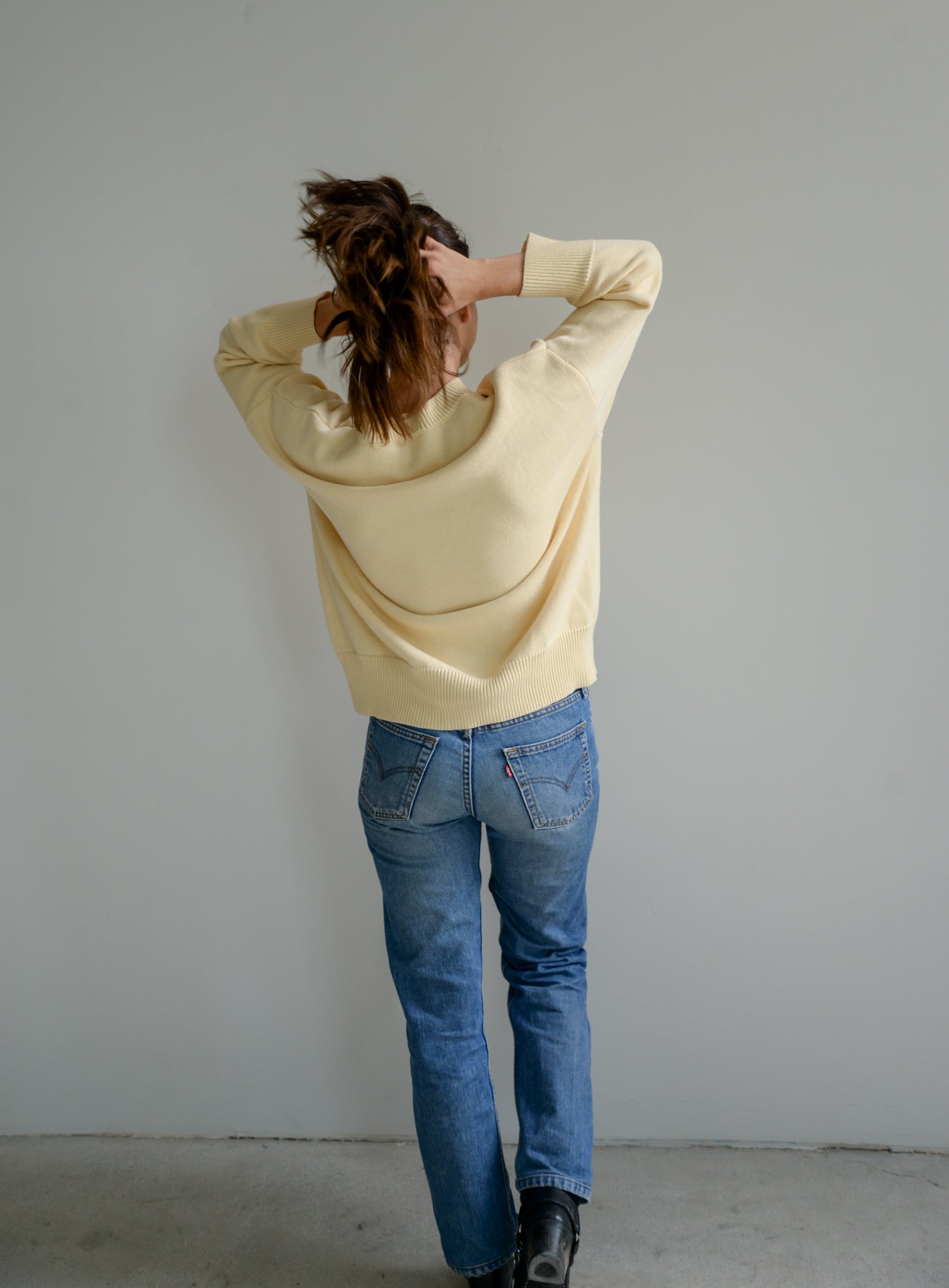 The Cotton Gwendolyn Sweater - Butter