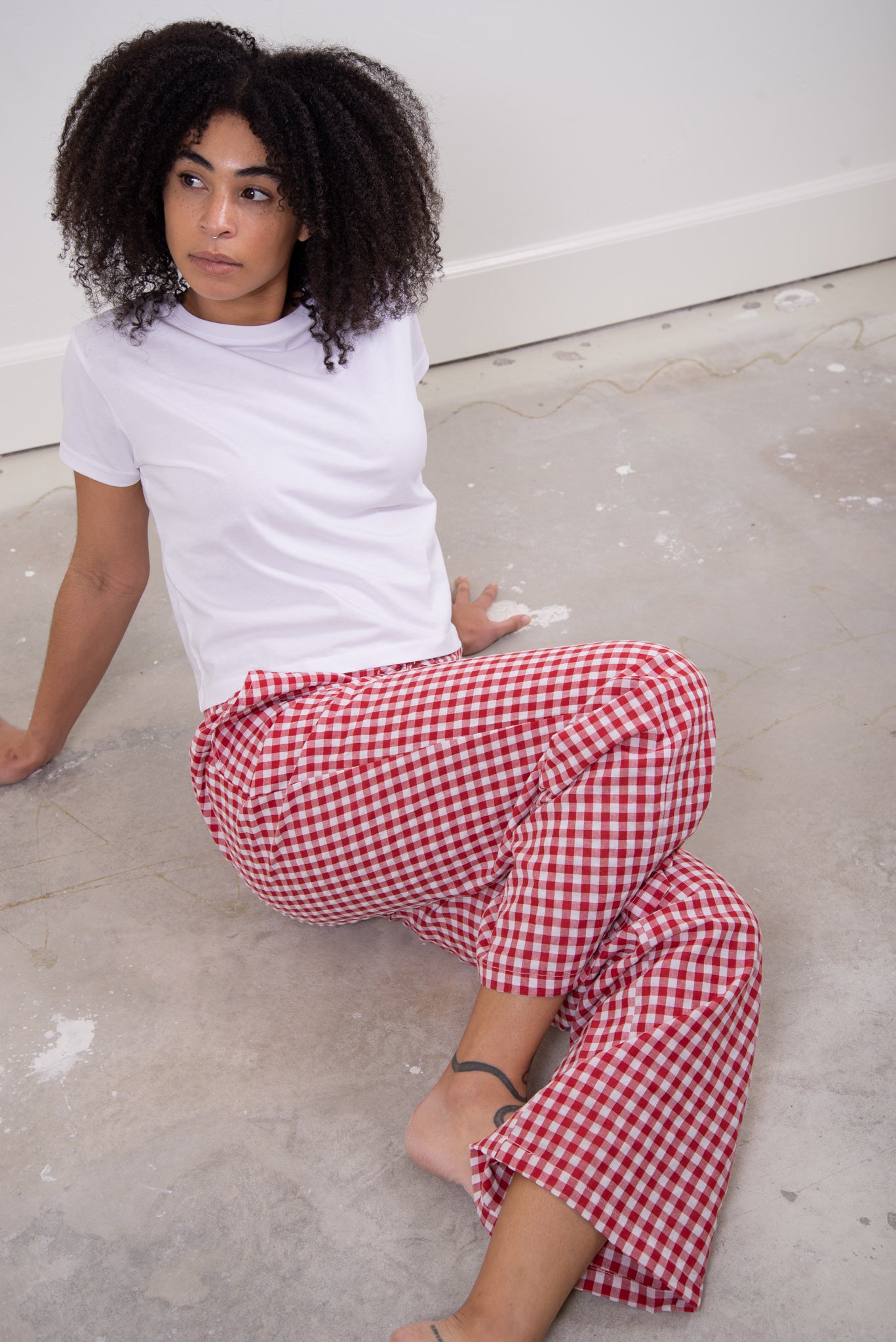 The Perfect Pant - Red Gingham