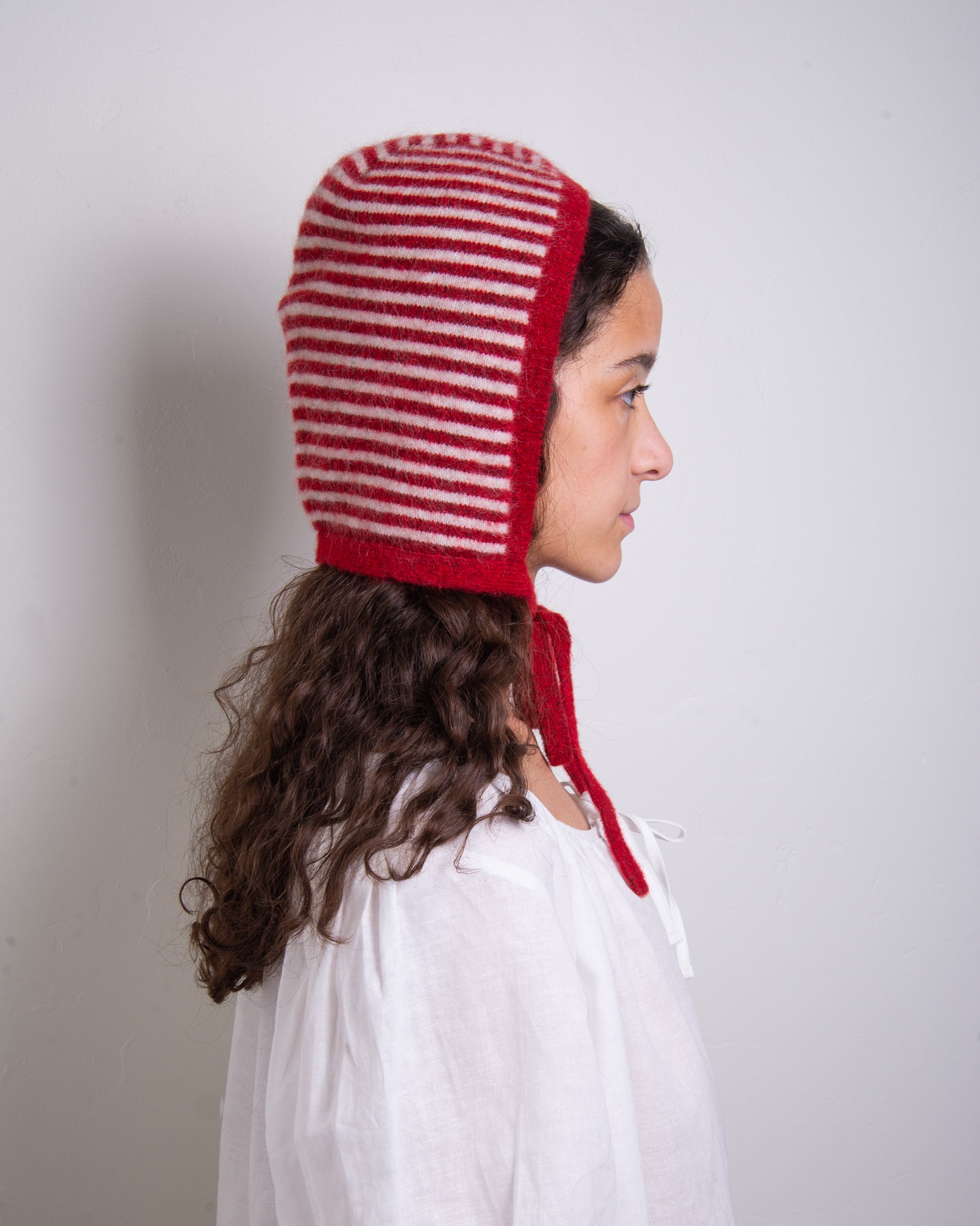 Wooly Bonnet - Licorice Stripe