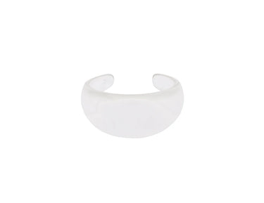White ring on a white background