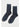 Pair of dark blue socks on a white background