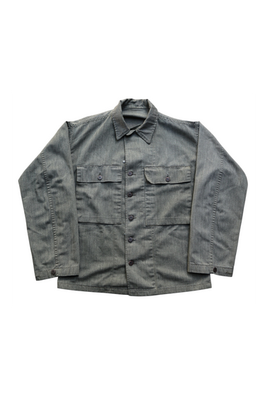 Gray jacket on a white background