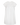 White dress with ruffled sleeves on a white background