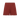 Red pleated skirt on a white background