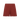 Red pleated skirt on a white background