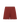 Red pleated skirt on a white background