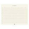 Month-to-month calendar grid on a white background