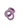 Two striped rubber bands in purple and pink on a white background