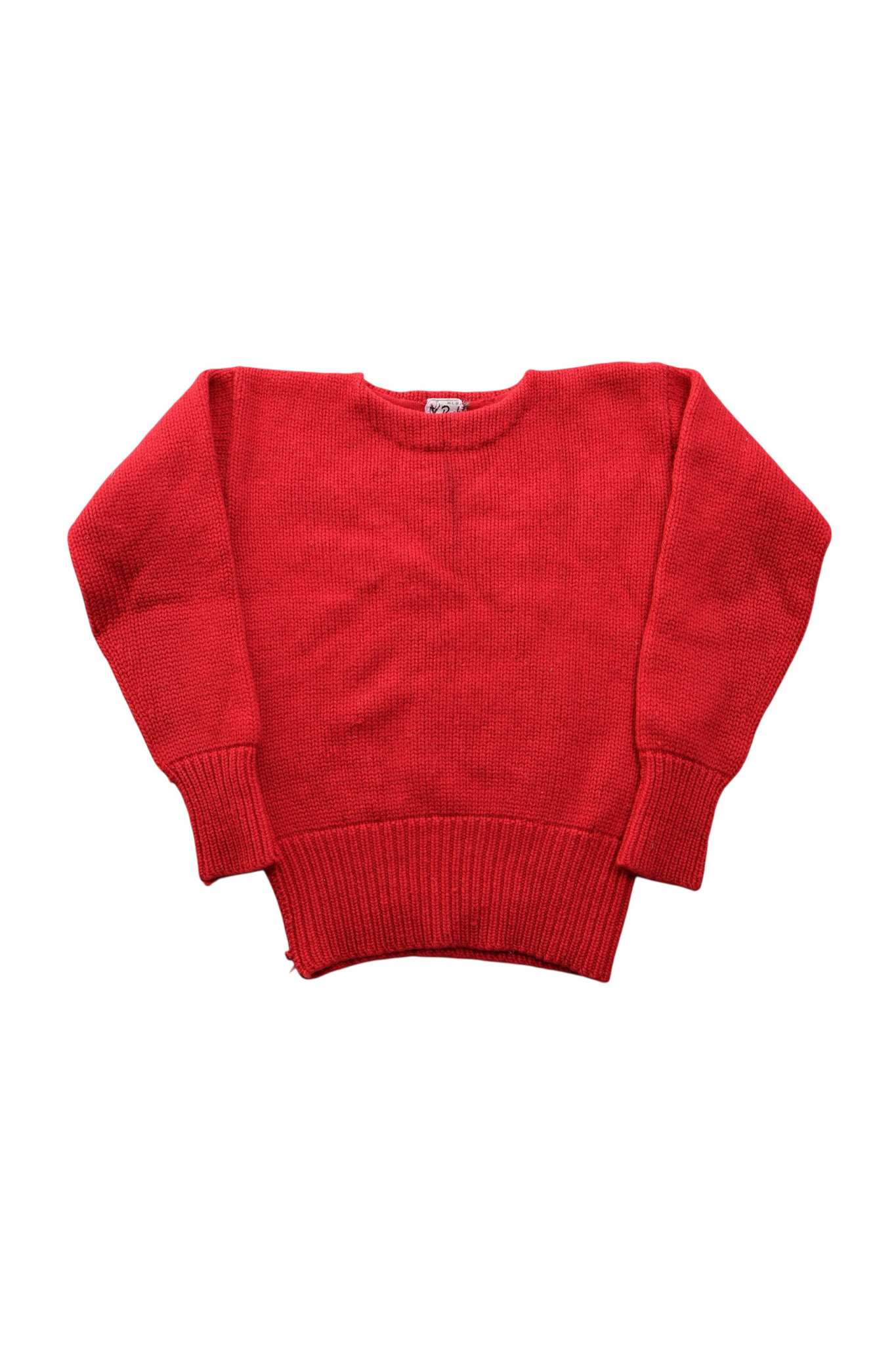 50's Wool Boat Neck Sweater