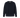 Navy blue sweater on a white background.