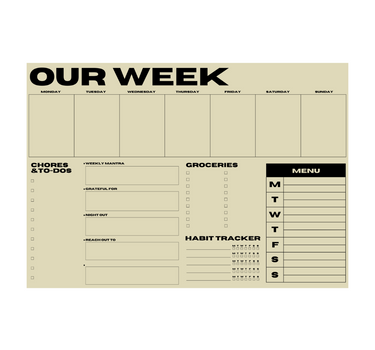 Our Week Planner Pad