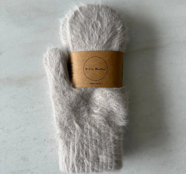 Fluffy Angora Mittens