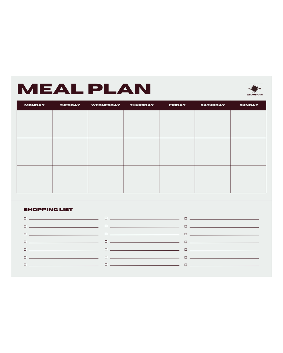 Meal Planner x HAUSKRIS
