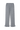 Blue plaid pants with ruffled ankle hem on a white background.