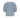 Blue knitted short sleeve cardigan on a white background.