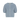 Blue knitted short sleeve cardigan on a white background.