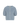 Blue knitted short sleeve cardigan on a white background.
