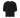 Black babydoll-style blouse with short balloon sleeves on a white background.