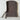 Brown knitted bonnet on a light gray background