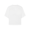 White t-shirt on a white background