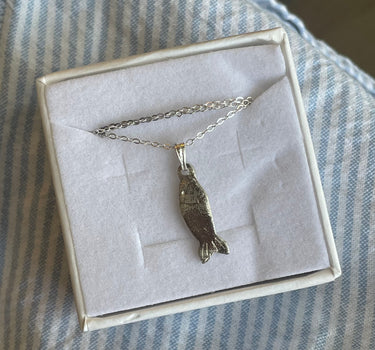 Fish Milagro Necklace - Silver