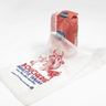 Red package on a white surface with a visible brand logo
