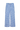 Blue and white gingham pants on a white background.
