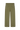 Army green military-style pants on a white background.