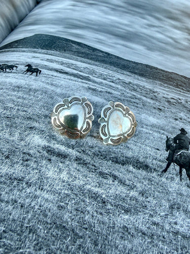 Heart Concho Earrings