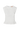 White sleeveless top with smocked design on a green background