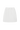 White skirt with a drawstring waist on a white background.