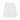 White skirt with a drawstring waist on a white background.