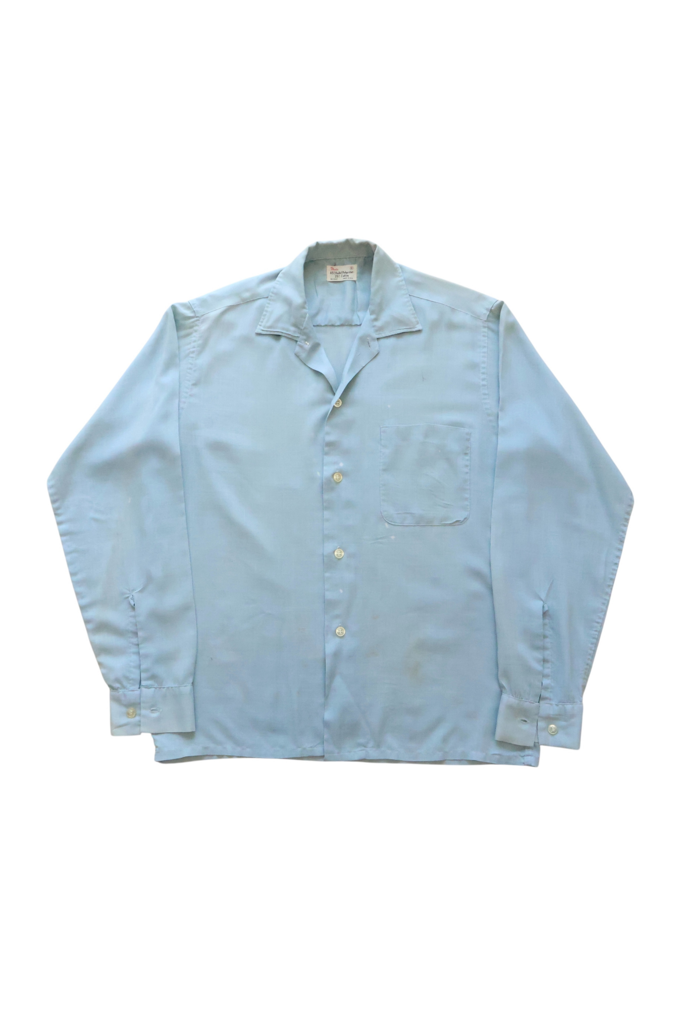 60's Gabardine Collared Shirt