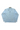 Light blue shirt with open collar on a white background