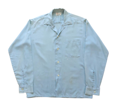 60's Gabardine Collared Shirt