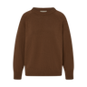 Brown sweater on a white background