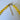 Yellow beaded bracelet with a gold clasp on a white background