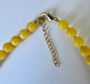 Yellow Jade Necklace