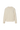 Cream-colored cable knit sweater on a white background