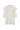 White knee-length dress with long sleeves and a ruffled collar on a white background.